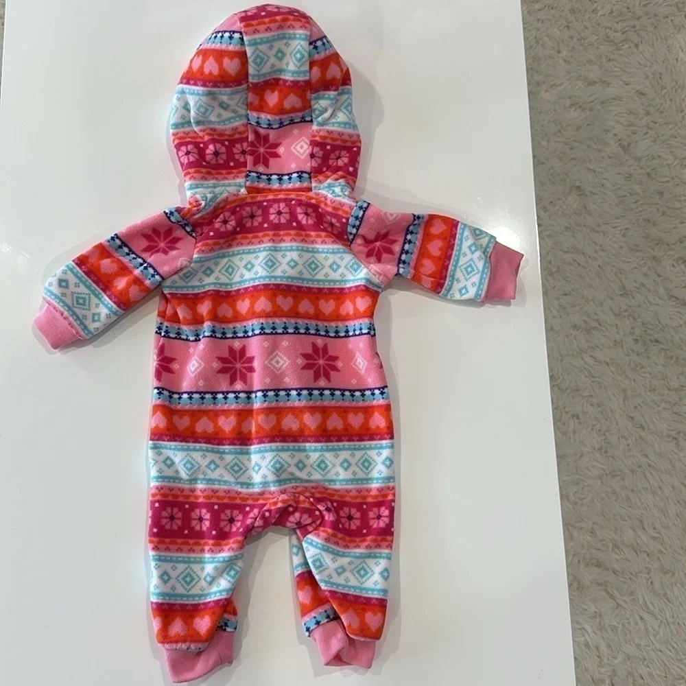 Colorful fleece onesie